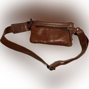 Spikes & Sparrow Leather Unisex Belt/ Fanny Pack